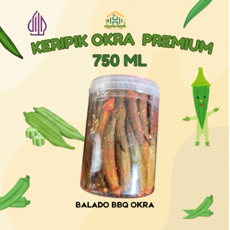 

Sega Tungtung Keripik Sayur Okra Premium 750 Ml Okra Pedas Bbq Pedas Manis Original