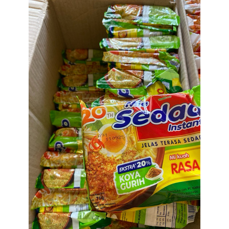 

Sega Tungtung Mie Sedaap Semua Varian 1 Dus Di Campur Isi 40Pcs Free Box Dan Bubble Warp