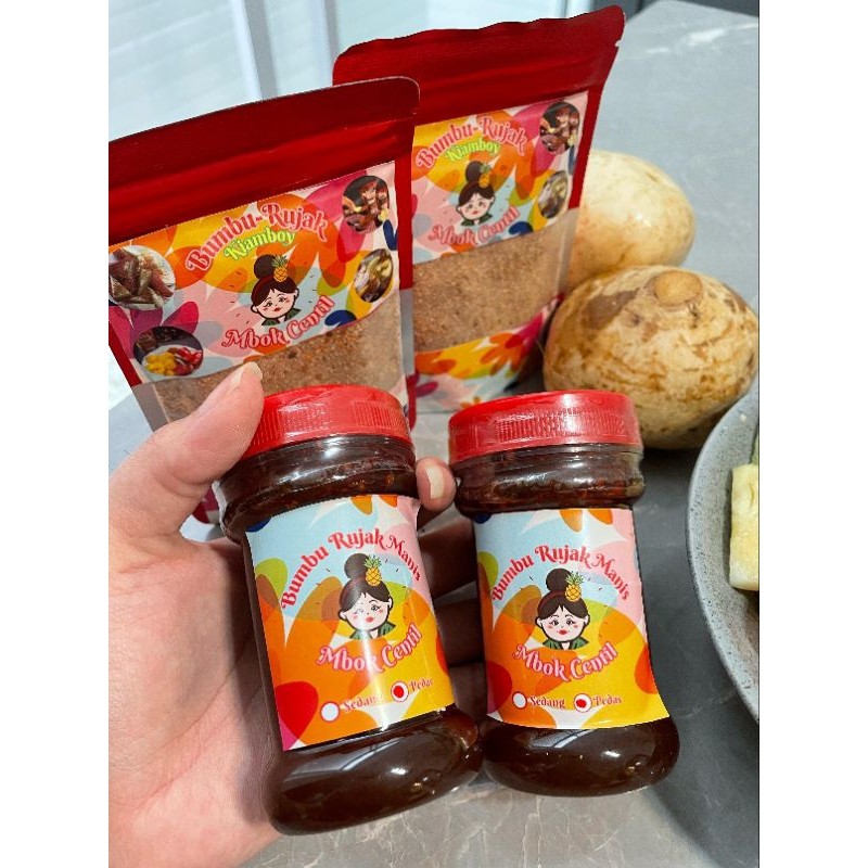

Sega Tungtung Bumbu Rujak Bangkok Kiamboy Halal 100Gr - Cocol / Tabur Mbok Centil