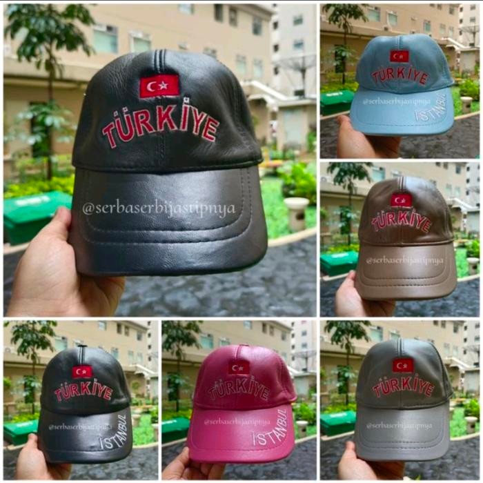 READY TOPI KULIT TURKIYE ISTANBUL ORIGINAL TURKI