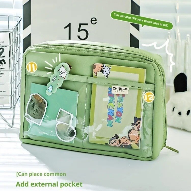 

SS TEMPAT PENSIL 12 SEKAT KOTAK PENSIL MODEL POLOS BAHAN KANVAS UKURAN JUMBO POUCH TEMPAT ALAT TULIS