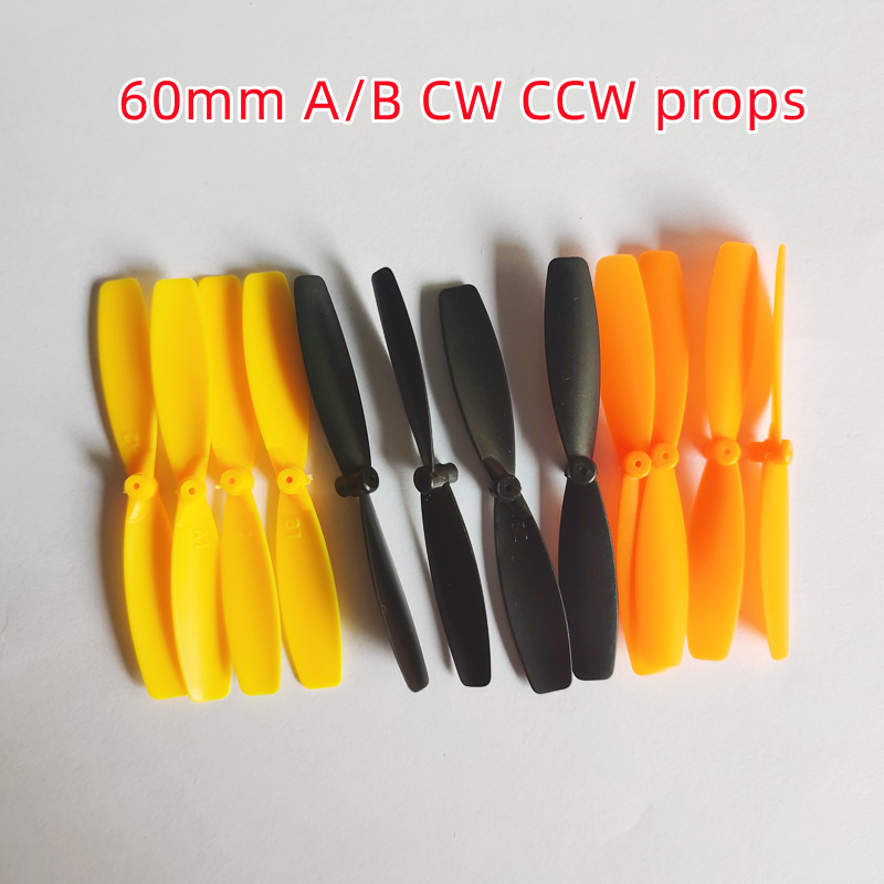 IMPORT 8 Pairs CW/CCW Propeller Props Blade for RC 60mm Mini Racing Drone Quadcopter Aircraft UAV