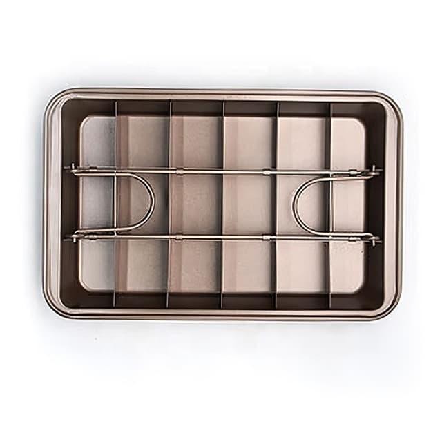

Brownies Pan Loyang Brownis Sekat Anti Lengket Import Tebal Non Stick