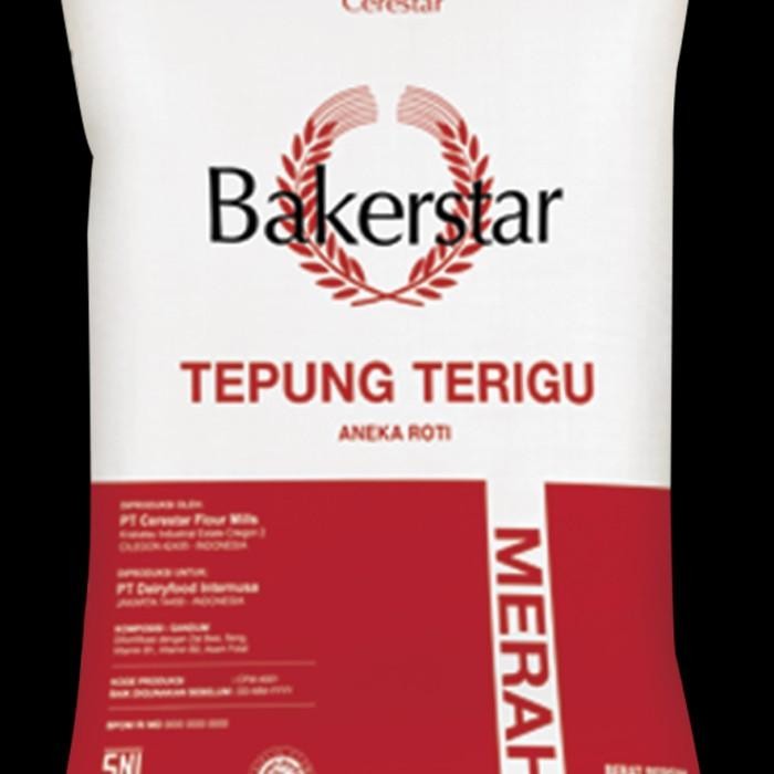 

Tepung Baker Star Merah Protein Tinggi 1Kg 1000G Flour Bakerstar Red 1
