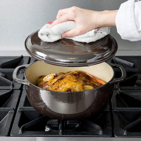 

Lodge Enamel Cast Iron Dutch Oven 6Quartz Casserole 6L Panci Besi2L