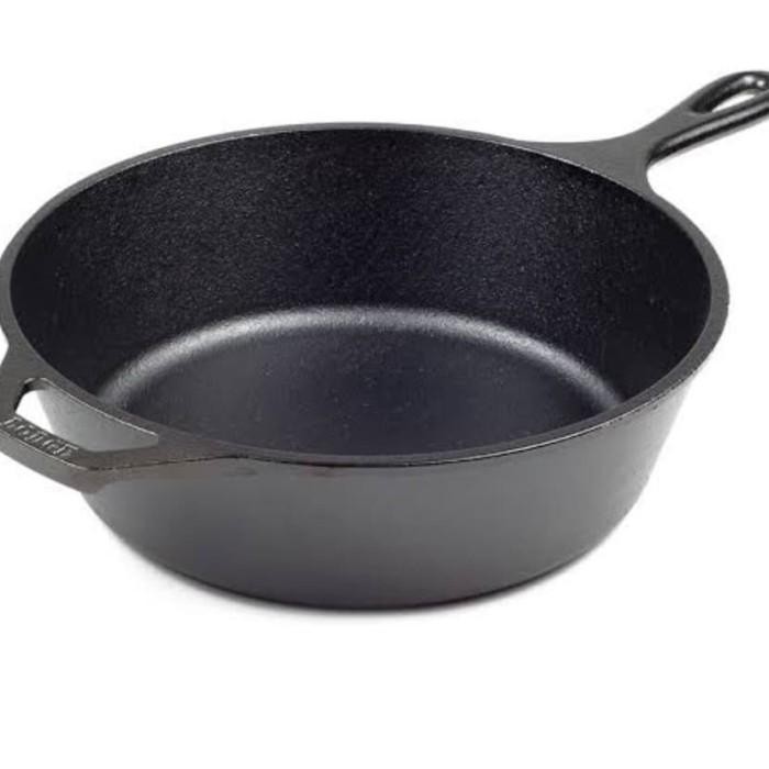 

Lodge Cast Iron Deep Skillet 26Cm L8Dsk3 Wajan Besi Cor Pan Kuat Usa