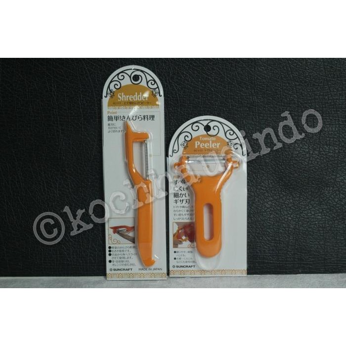 

Suncraft Peeling Shreding Peeler Made In Japan Kupas Plastic Jepang