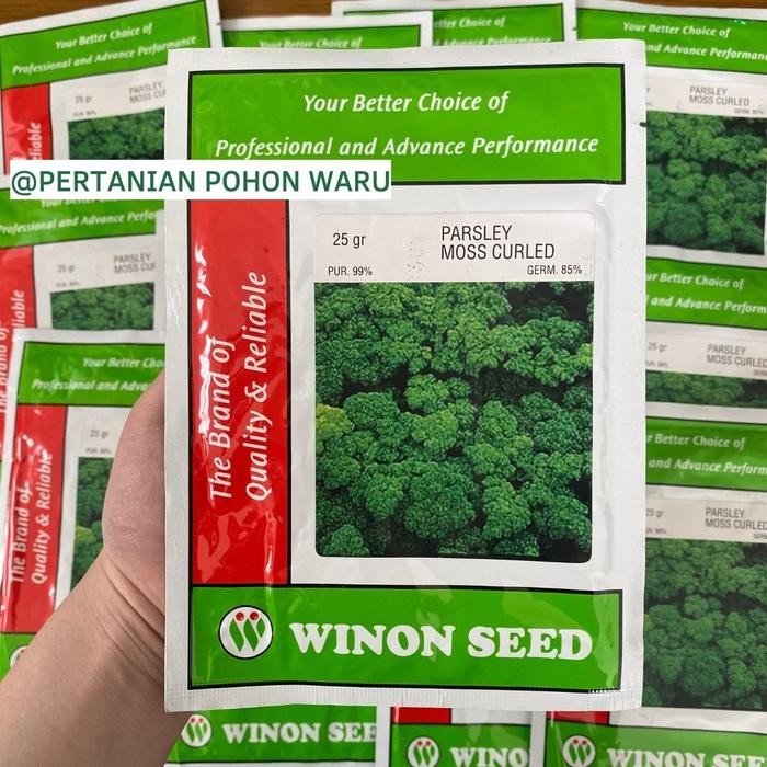 

Terlaris Bibit / Benih Parsley Peterseli Moss Curled - Winon Seed - 25Gr