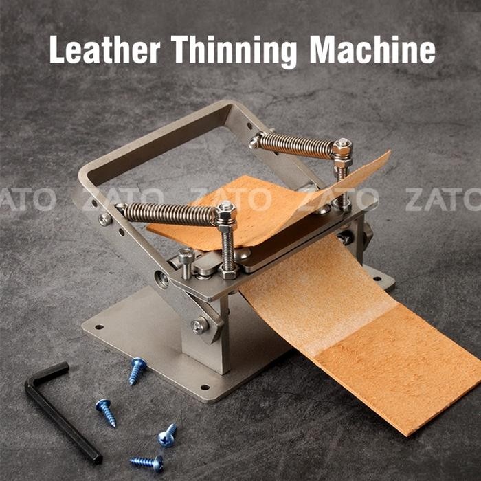 

Zato Leather Thinning Scraper Machine - mesin penipis kulit - skiving