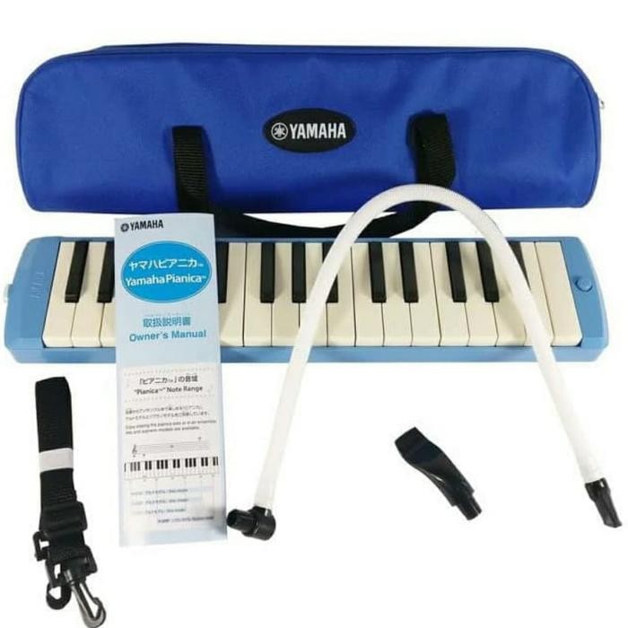 TERLARIS piano pianika tiup yamaha original biru alat tiup musik anak sekolah SALE