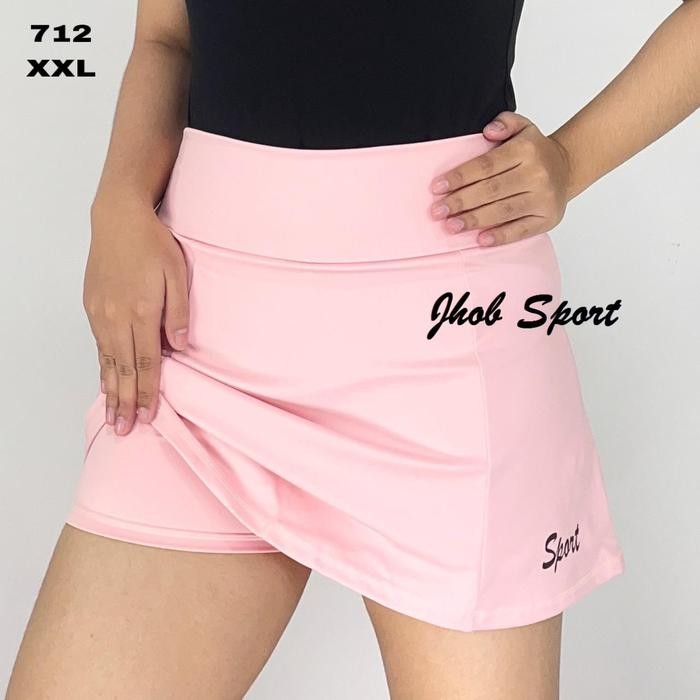 PREMIUM Sport Mini Skirt/Rok Sport Jumbo Wanita/Mini Skirt Big Size/Tennis Mini Skirt Jumbo/Rok