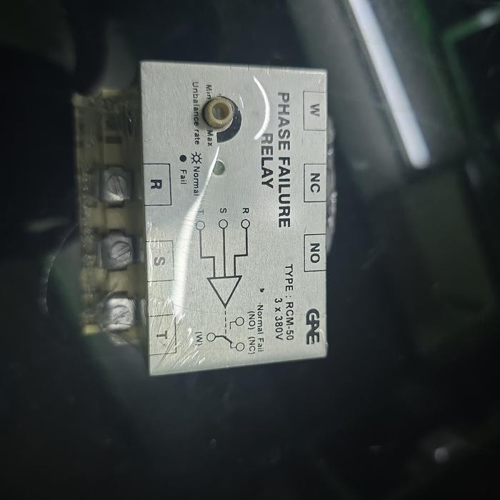 GAE RCM-50 3 X 380V PHASE FAILURE RELAY GAE