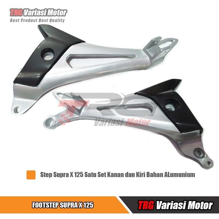 PREMIUM Footstep Supra X 125 Step Supra X 125 Step Belakang Supra X 125 Satu Set Kanan dan Kiri