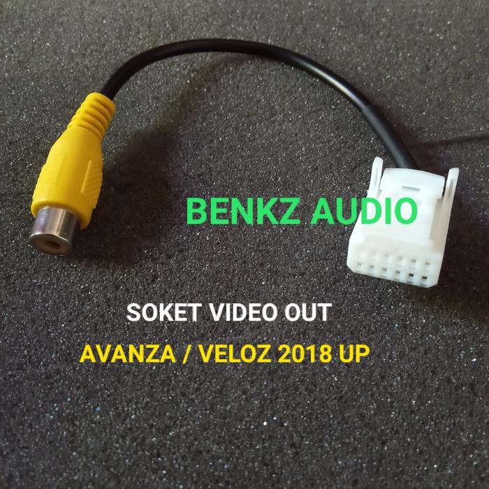 PREMIUM Soket video out head unit avanza veloz 2018 ke atas