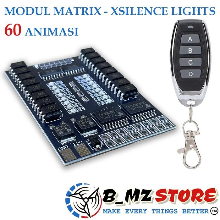 PREMIUM Modul Driver Relay SET Matrix 16 Channel Mini Laser D2 Biled - Modul LED Matrix 16 CH Mini