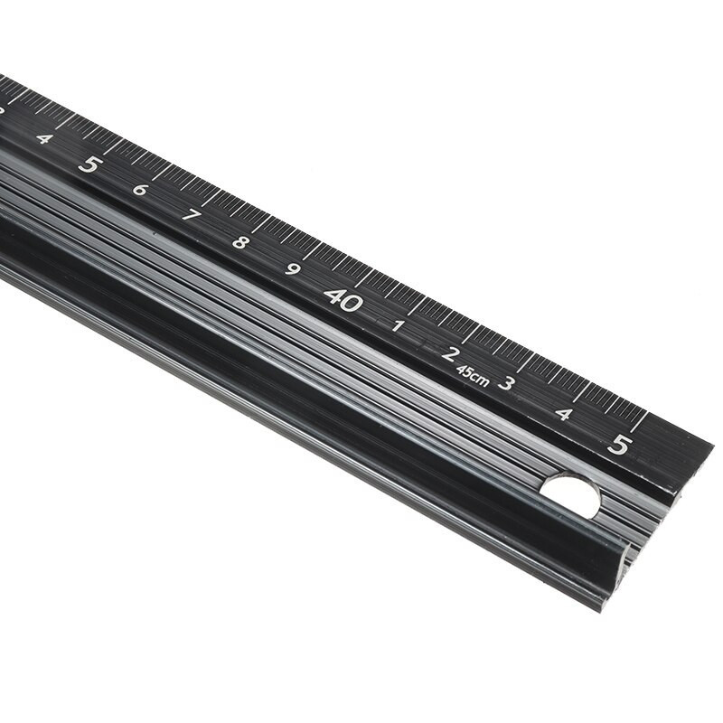 

Penggaris Lurus Aluminum Alloy Anti Slip Untuk Pengerjaan Kayu Marking Safety Cutting