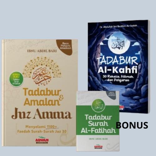 PROMO BUKU PAKET TADABUR AMALAN JUZ AMMA & TADABUR SURAT AL-KAHFI READY