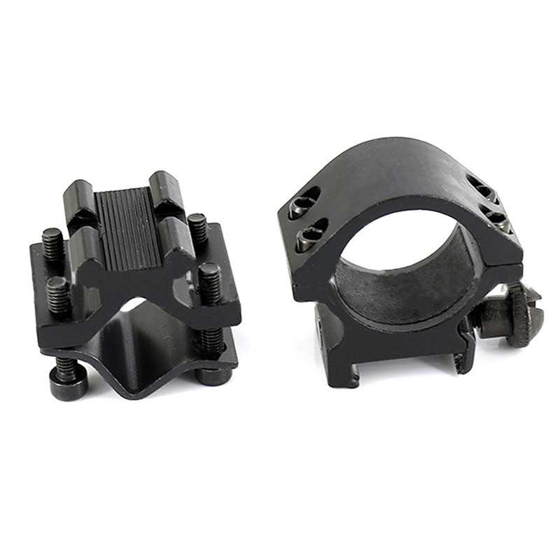 Tactical Universal Metal Rail Clip For Bike Hunting Flashlight Mounting