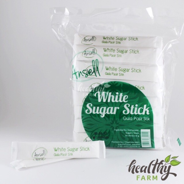 

Ansell White Sugar Stick / Gula Pasir Stik / Gula sachet 60's