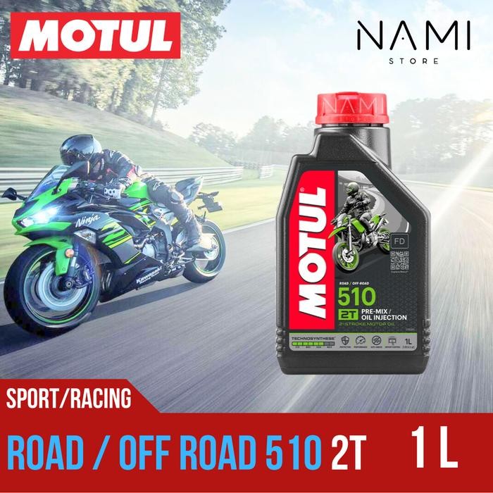 *MOTUL 510 2T (1L)* OLI SAMPING 4T / Oli Mesin Motor 2T - ORIGINAL
