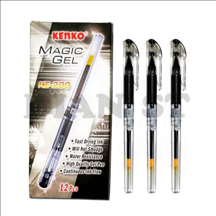 

Ready JT PULPEN MAGIC GEL KENKO KE-200 ( 12 PCS ) ORIGINAL - Hitam