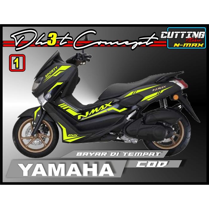 Stiker Motor Nmax Sticker Striping Motor Yamaha Nmax Cutting Sticker Nmax 2019 Sticker Nmax 2020