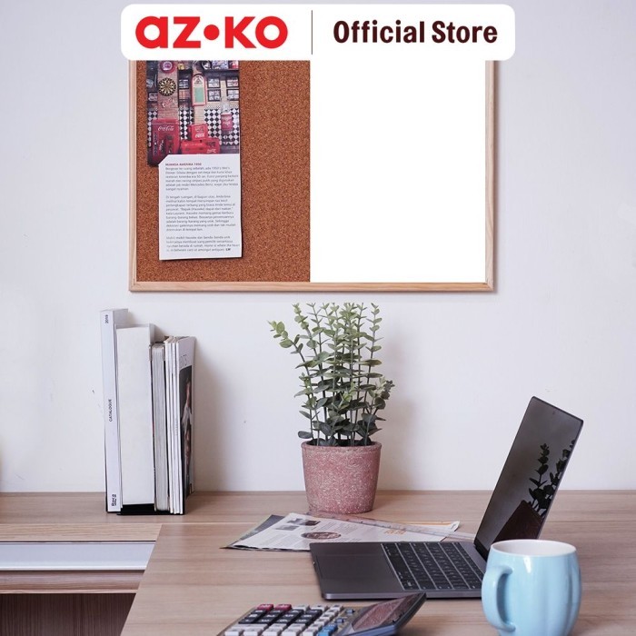 

Ready JT AZKO Bi-Silque Papan Kombinasi 60x45 Cm