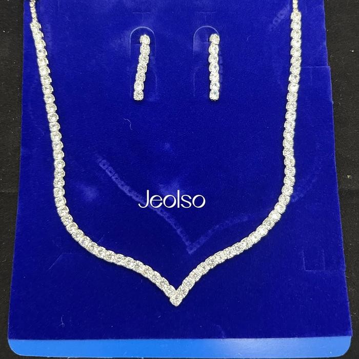 Set Kalung Anting Aurel Wedding Cantik Perempuan Promo