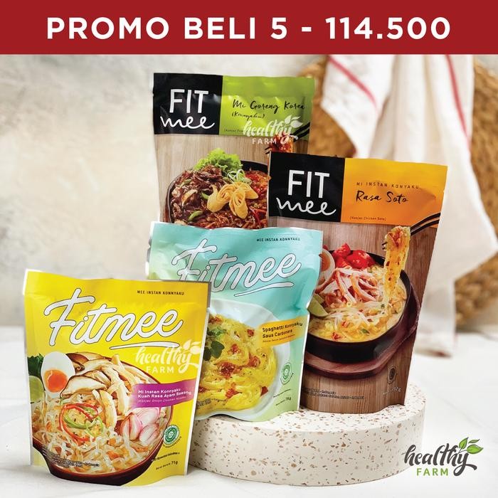 

Fitmee Mie Shirataki Konyaku / Mie Diet Keto / Mie Rendah Kalori