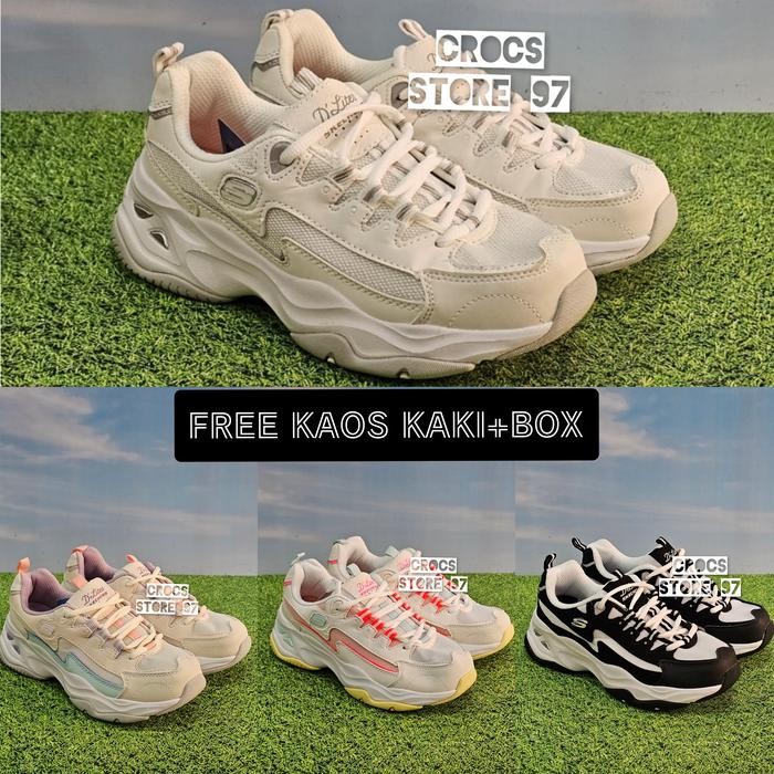 BEST SELLER Sepatu Wanita Skechers d'lites 4.0 / Skechers dlites /Skechers D'lites