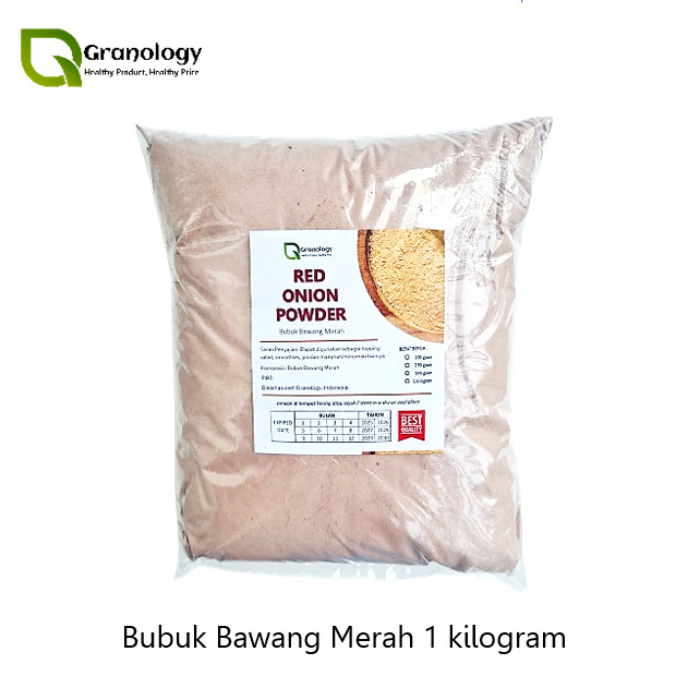 

Bawang Merah Bubuk / Pure Shallot Powder / Red Onion Powder (1 kilogram) by Granology