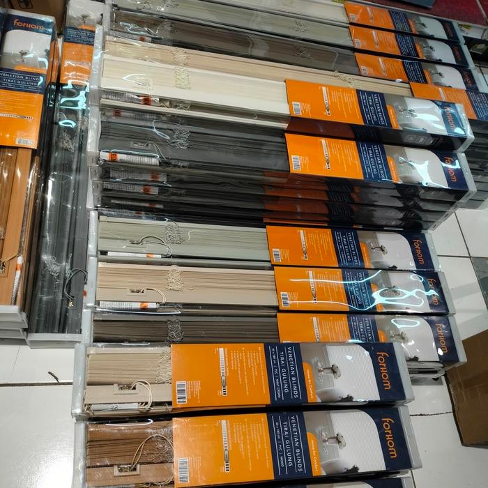 Tirai/Kerei Jendela Venetian Blinds Pvc 25 Mm 90 X 180 Cm