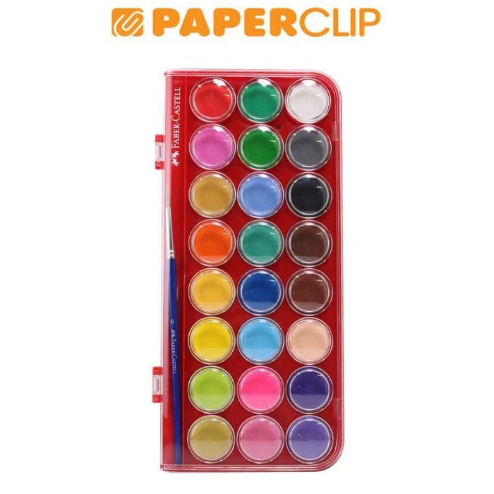 

Watercolor Faber Castell Cakes 125041 24C #Gratisongkir