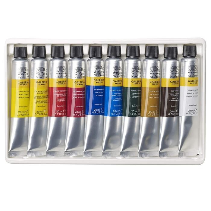 

Winsor & Newton Galeria Acrylic Paint 10 X 20Ml Tube Set #Gratisongkir