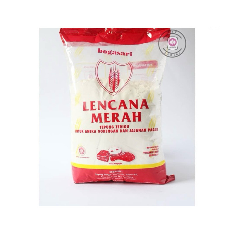 

Tepung Terigu Lencana Merah Kemasan 1 Kg