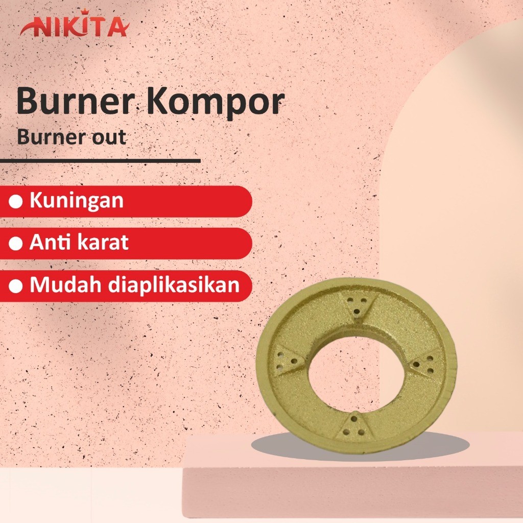 NIKITA BURNER IN SPAREPART KOMPOR NIKITA