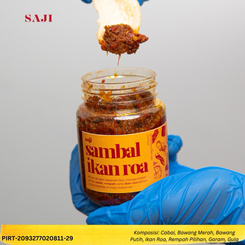 

Sambal Ikan Roa Manado Pedas Kemasan 200g Lauk Instan Enak & Praktis by SAJI
