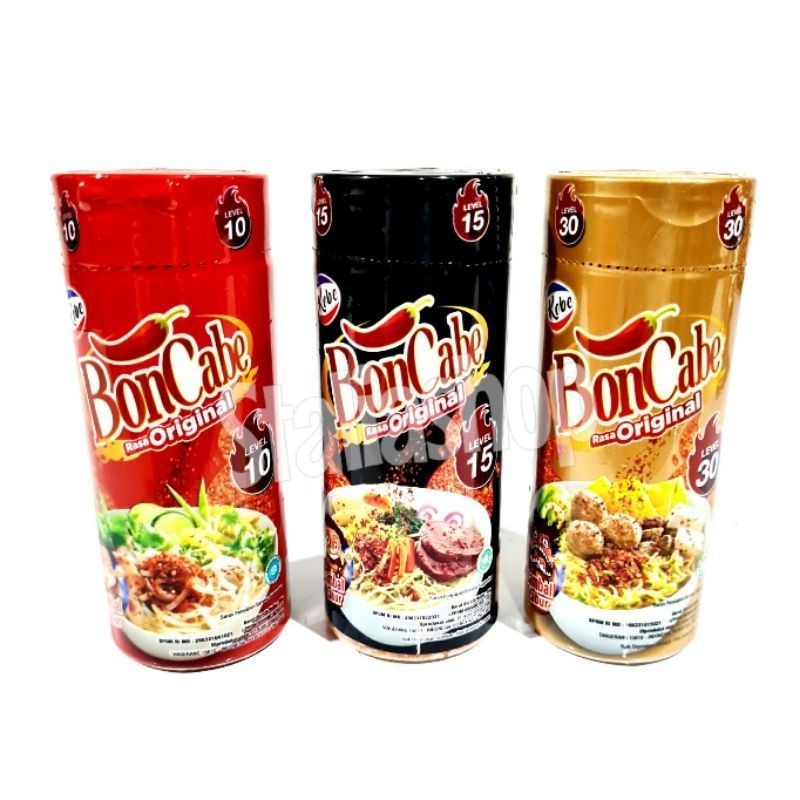 

JRstore - Bubuk Boncabe level 3 10 15 30 50 Max End Bon Cabe Bumbu Rujak Boncabe Ikan Roa Kobe