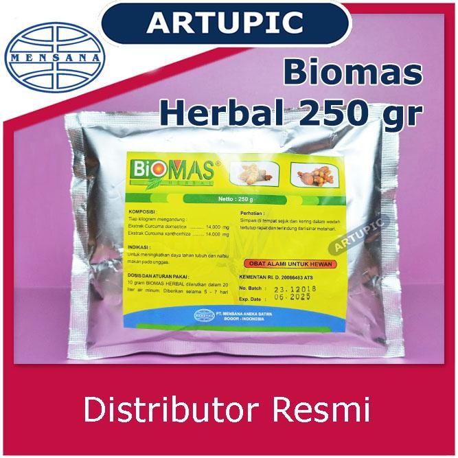 

Terlaris Biomas Herbal 250 Gram Nafsu Makan Daya Tahan Tubuh Unggas Ayam Kunyit