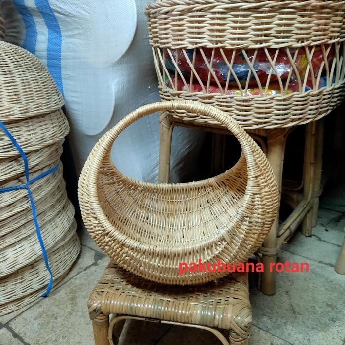 Keranjang buah oval unik