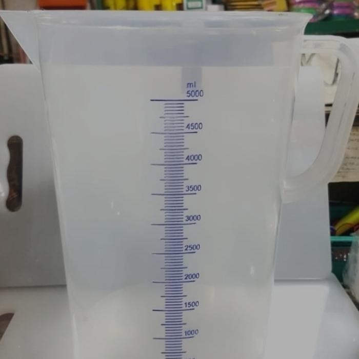 gelas takar 5 liter/Gelas ukur plastik 5000ml gelas takar plastik