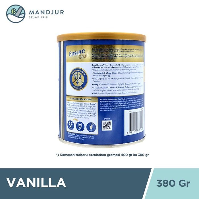 

Ensure Vanila 380 Gram - Susu Penambah Nutrisi Dewasa Rendah Laktosa