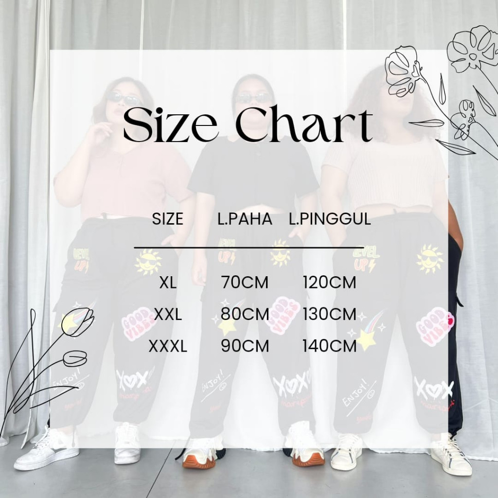 Pola Mewah Kujor Pants Big Size - Celana Kulot Joger Jumbo