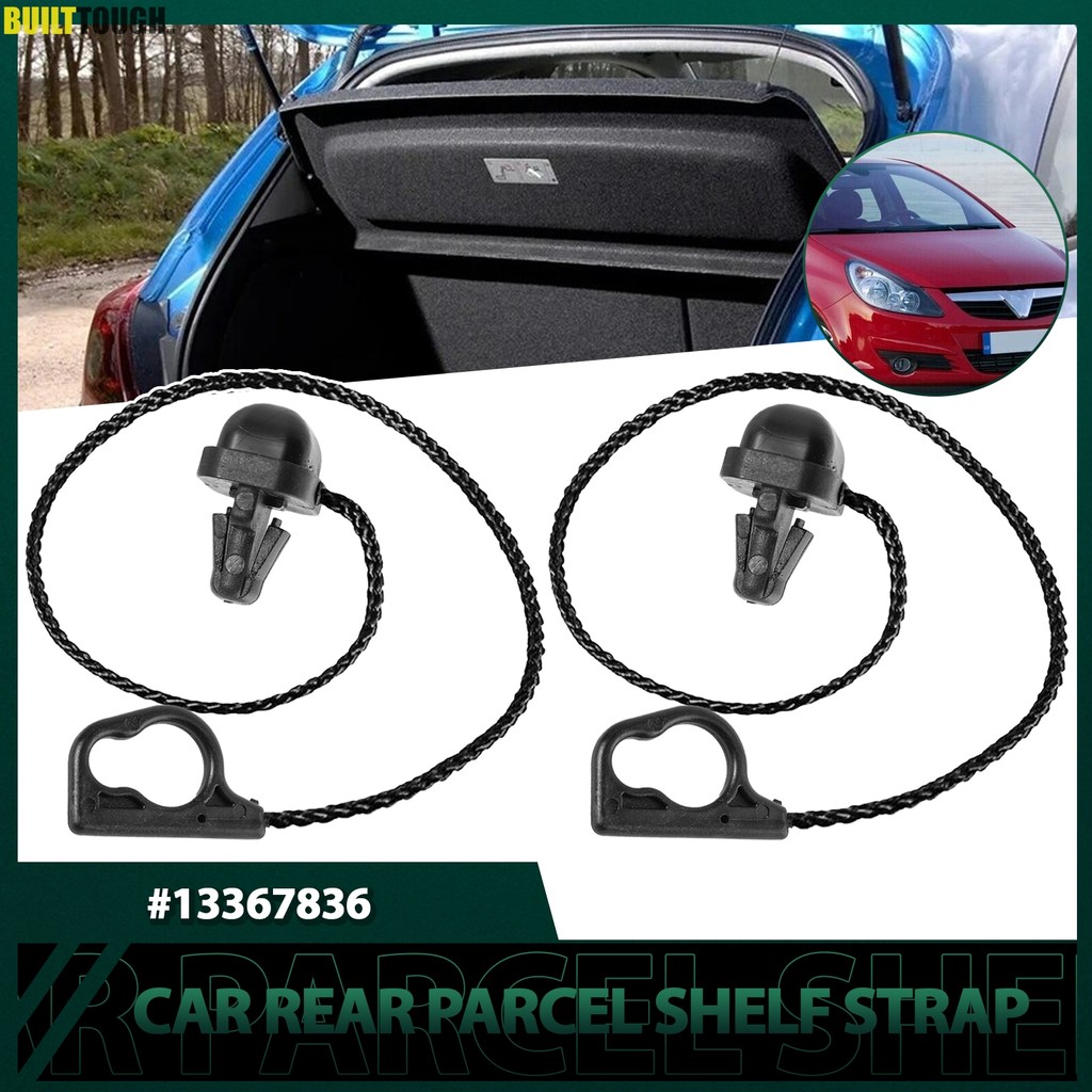 

2Pcs Car Rear Boot Trunk Parcel Shelf Cord String Strap Rope for Vauxhall Opel CORSA D E 2007-2022 5 DOOR 13367836 Auto Interior
