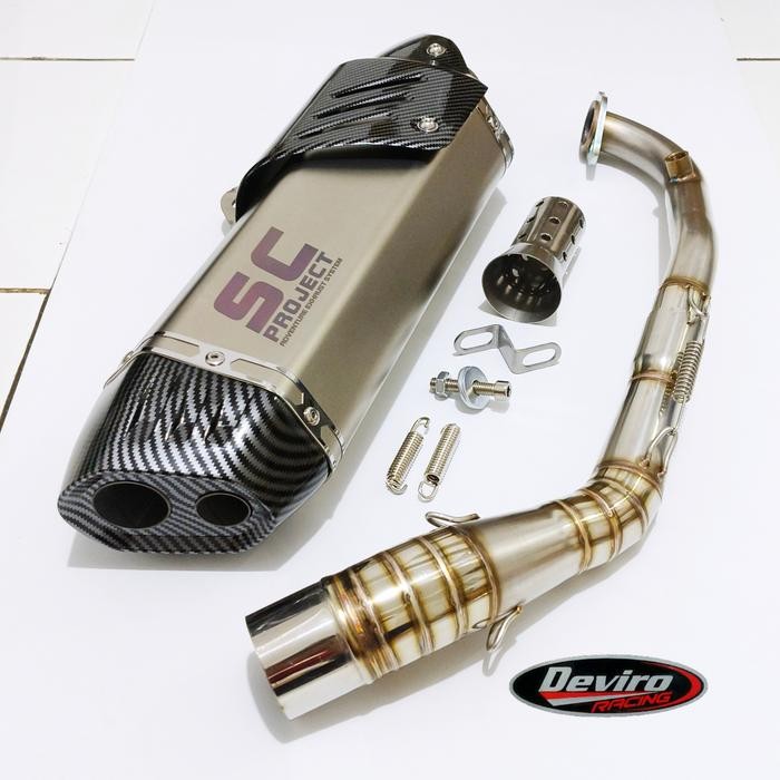 Knalpot SC-Project Adventure Full System ADV PCX 160