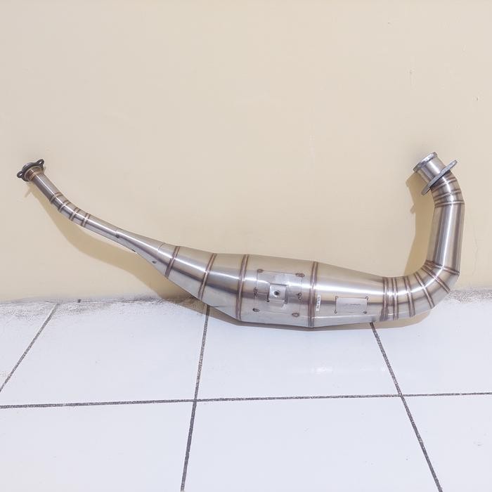 PERUTAN KNALPOT STAINLESS MEREK T-SPEED BUAT NINJA RR 150 UKURAN 39