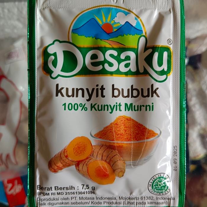 

Terlaris Kunyit Bubuk Desaku 1 Renceng