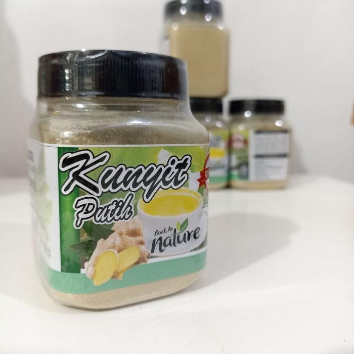 

Terlaris Bubuk Kunyit Putih 100 Gram (Murni 100%) / Kunyit Putih Bubuk Organik Premium Tanpa