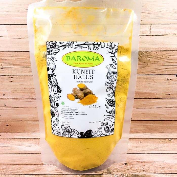 

Terlaris Kunyit Halus / Turmeric Powder 250Gr - Baroma Bumbu Rempah