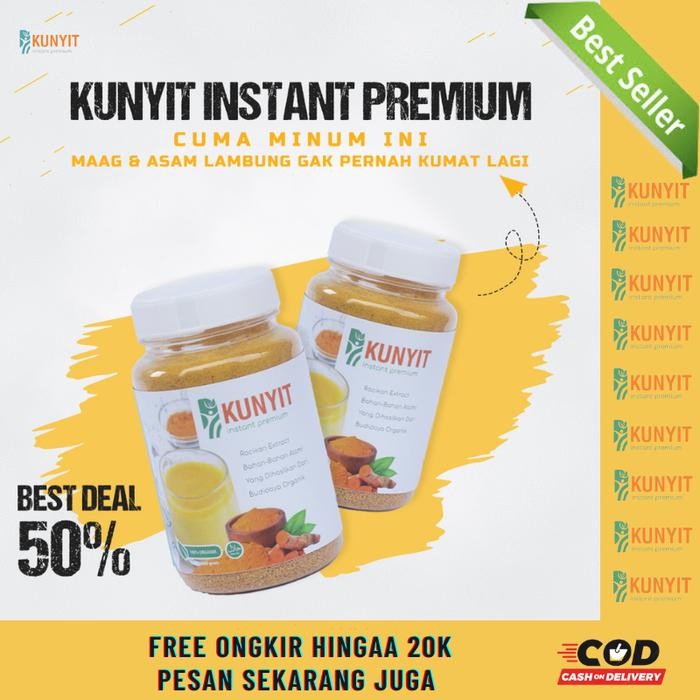 

Terlaris Atasi Perut Kembung, Mual, Mulas Dan Sembelit, Kunyit Instan Premium